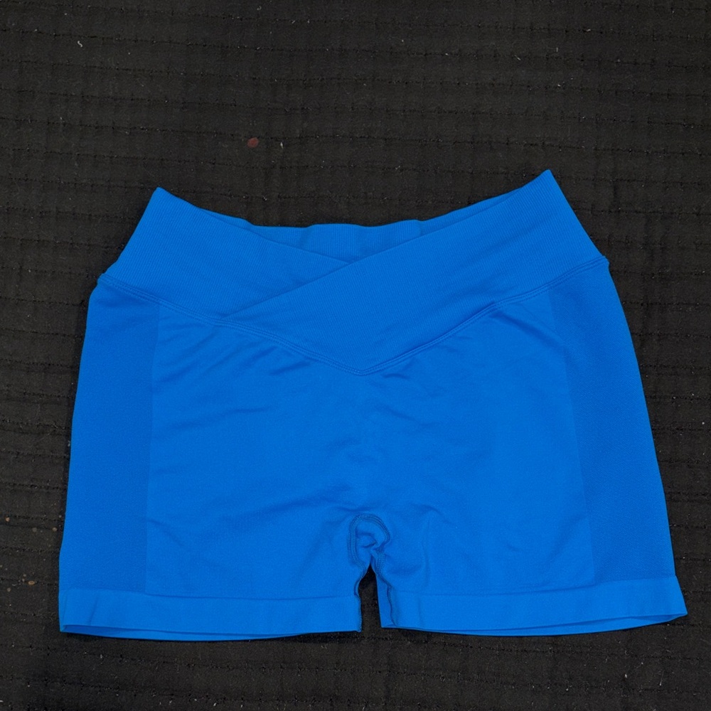 Vibrant Blue Women's Athletic Shorts
